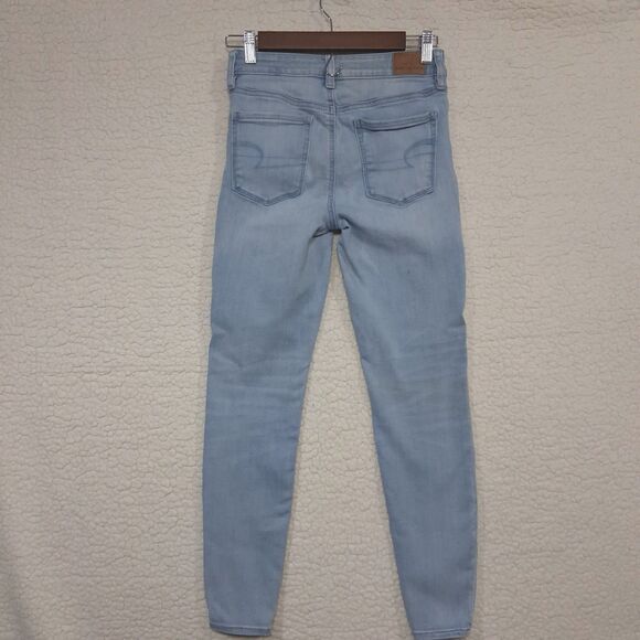 American Eagle Hi-Rise Jegging Denim Jeans Size 2 Short NE(X)T Level Stretch - Picture 4 of 16